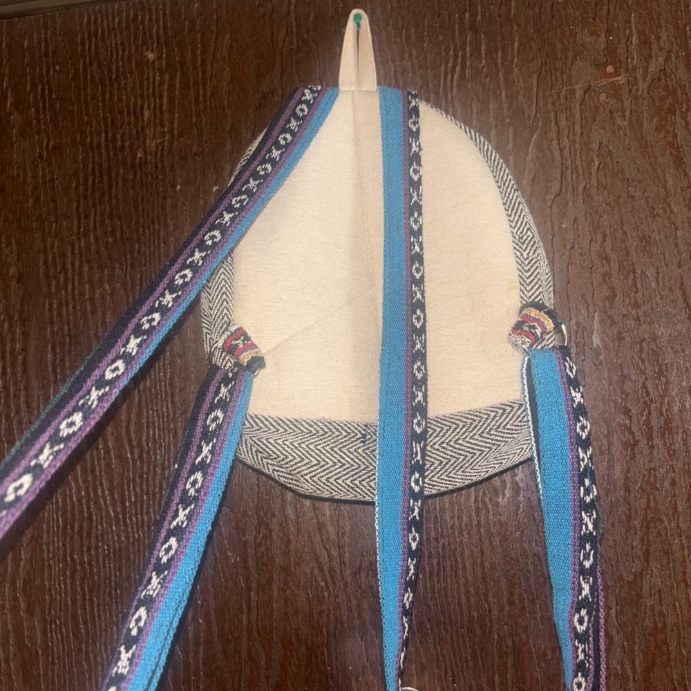 Multicolor Patterned Backpack - Picture 3 of 4